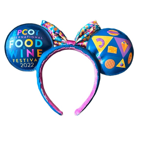 Authentic Disney 2022 Epcot Food & Wine Festival Minnie Ears - NWOT - Picture 2 of 2